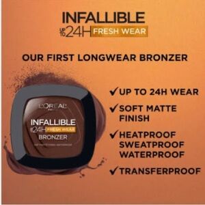 L'Oreal Infallible 24H Fresh Wear Bronzer Shade 550